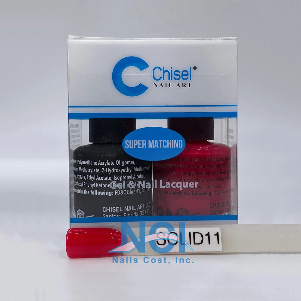 Chisel Nail Lacquer And Gel Polish, Solid Collection, SOLID011, 0.5oz OK0605LK