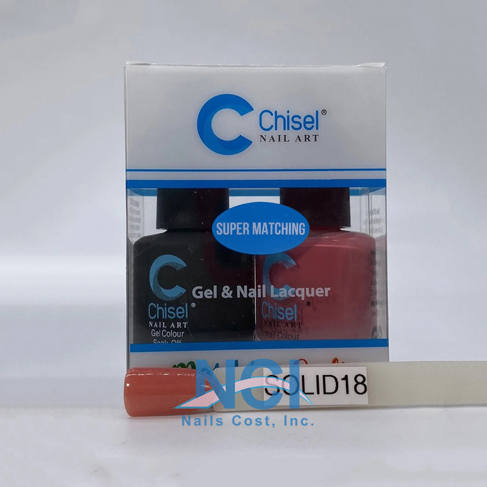 Chisel Nail Lacquer And Gel Polish, Solid Collection, SOLID018, 0.5oz OK0605LK