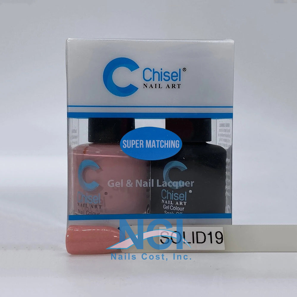 Chisel Nail Lacquer And Gel Polish, Solid Collection, SOLID019, 0.5oz OK0605LK