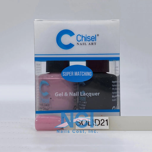 Chisel Nail Lacquer And Gel Polish, Solid Collection, SOLID021, 0.5oz OK0605LK
