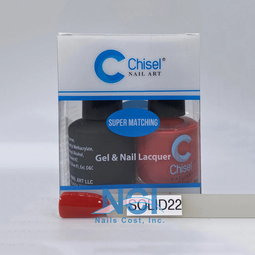 Chisel Nail Lacquer And Gel Polish, Solid Collection, SOLID022, 0.5oz OK0605LK
