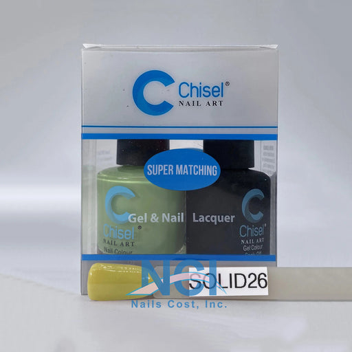 Chisel Nail Lacquer And Gel Polish, Solid Collection, SOLID026, 0.5oz OK0605LK