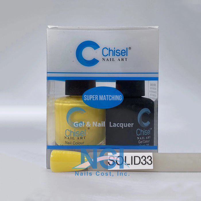 Chisel Nail Lacquer And Gel Polish, Solid Collection, SOLID033, 0.5oz OK0605LK