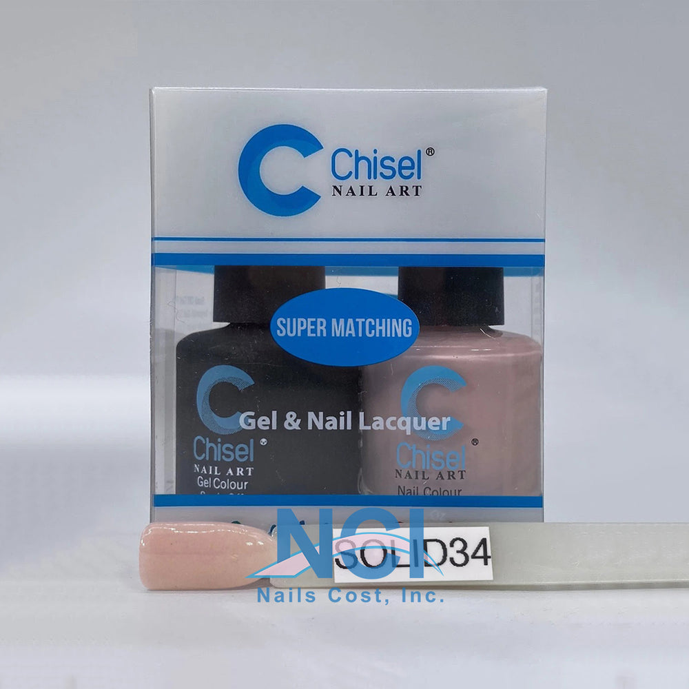 Chisel Nail Lacquer And Gel Polish, Solid Collection, SOLID034, 0.5oz OK0605LK