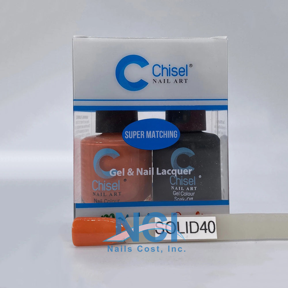 Chisel Nail Lacquer And Gel Polish, Solid Collection, SOLID040, 0.5oz OK0605LK