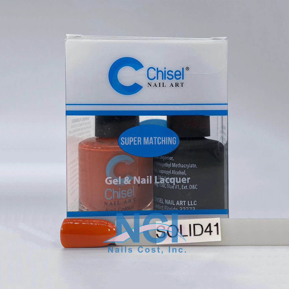 Chisel Nail Lacquer And Gel Polish, Solid Collection, SOLID041, 0.5oz OK0605LK