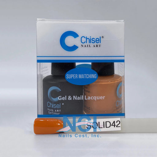 Chisel Nail Lacquer And Gel Polish, Solid Collection, SOLID042, 0.5oz OK0605LK