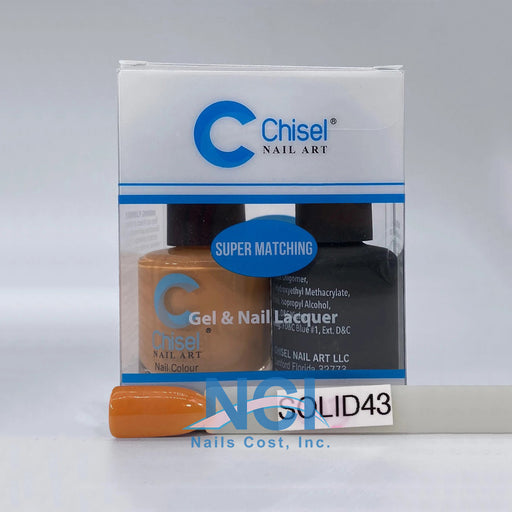 Chisel Nail Lacquer And Gel Polish, Solid Collection, SOLID043, 0.5oz OK0605LK