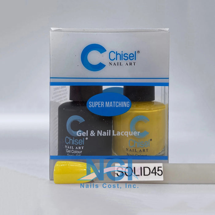 Chisel Nail Lacquer And Gel Polish, Solid Collection, SOLID045, 0.5oz OK0605LK