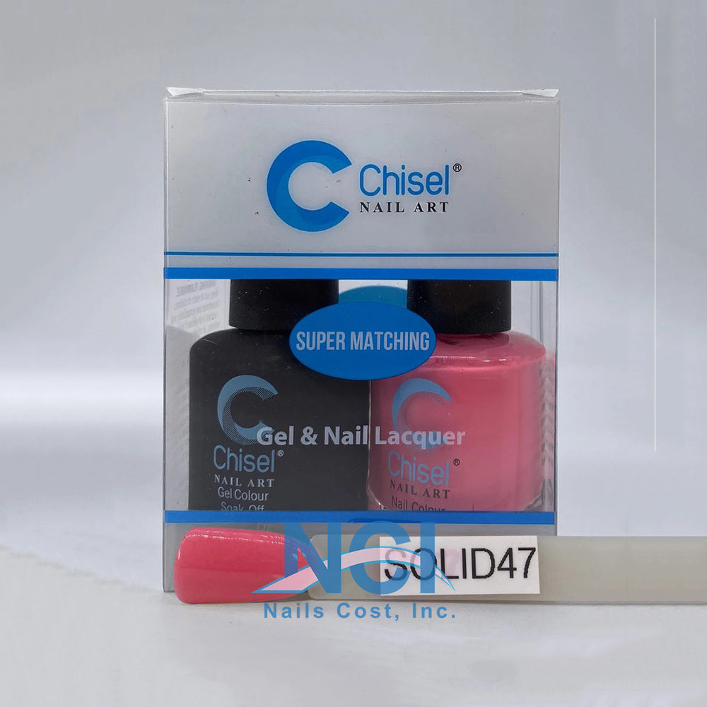 Chisel Nail Lacquer And Gel Polish, Solid Collection, SOLID047, 0.5oz OK0605LK