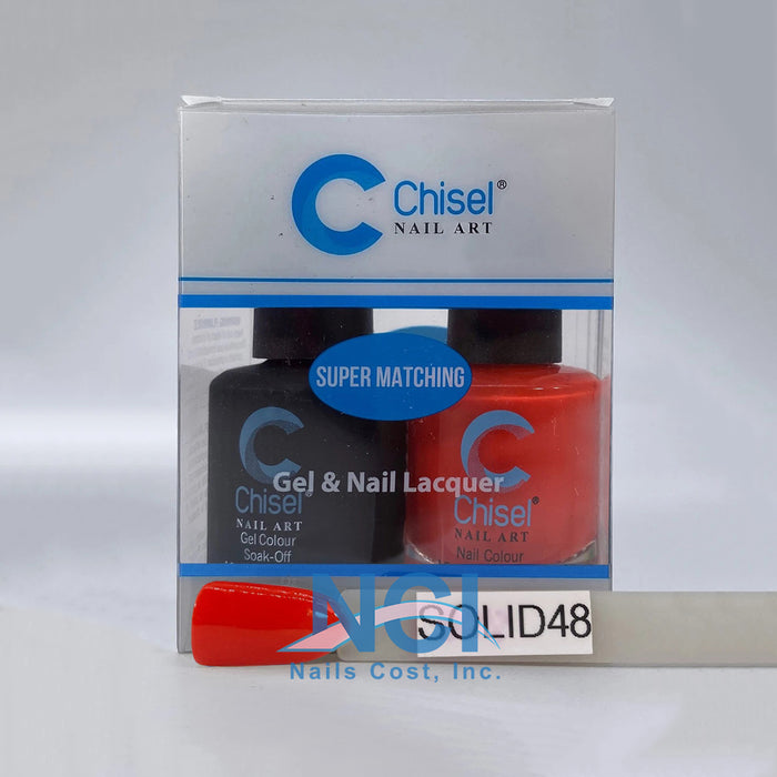 Chisel Nail Lacquer And Gel Polish, Solid Collection, SOLID048, 0.5oz OK0605LK