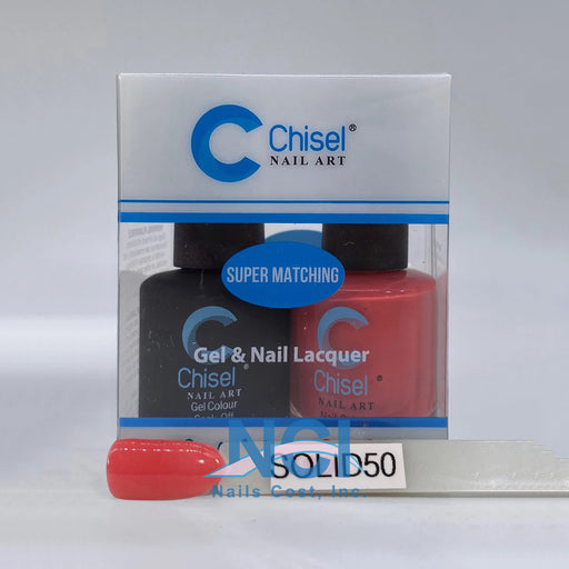 Chisel Nail Lacquer And Gel Polish, Solid Collection, SOLID050, 0.5oz OK0605LK