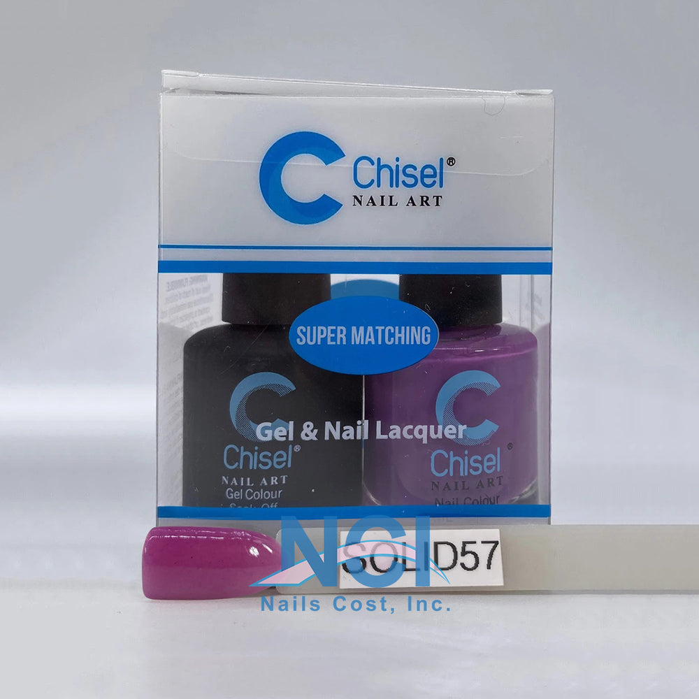 Chisel Nail Lacquer And Gel Polish, Solid Collection, SOLID057, 0.5oz OK0605LK