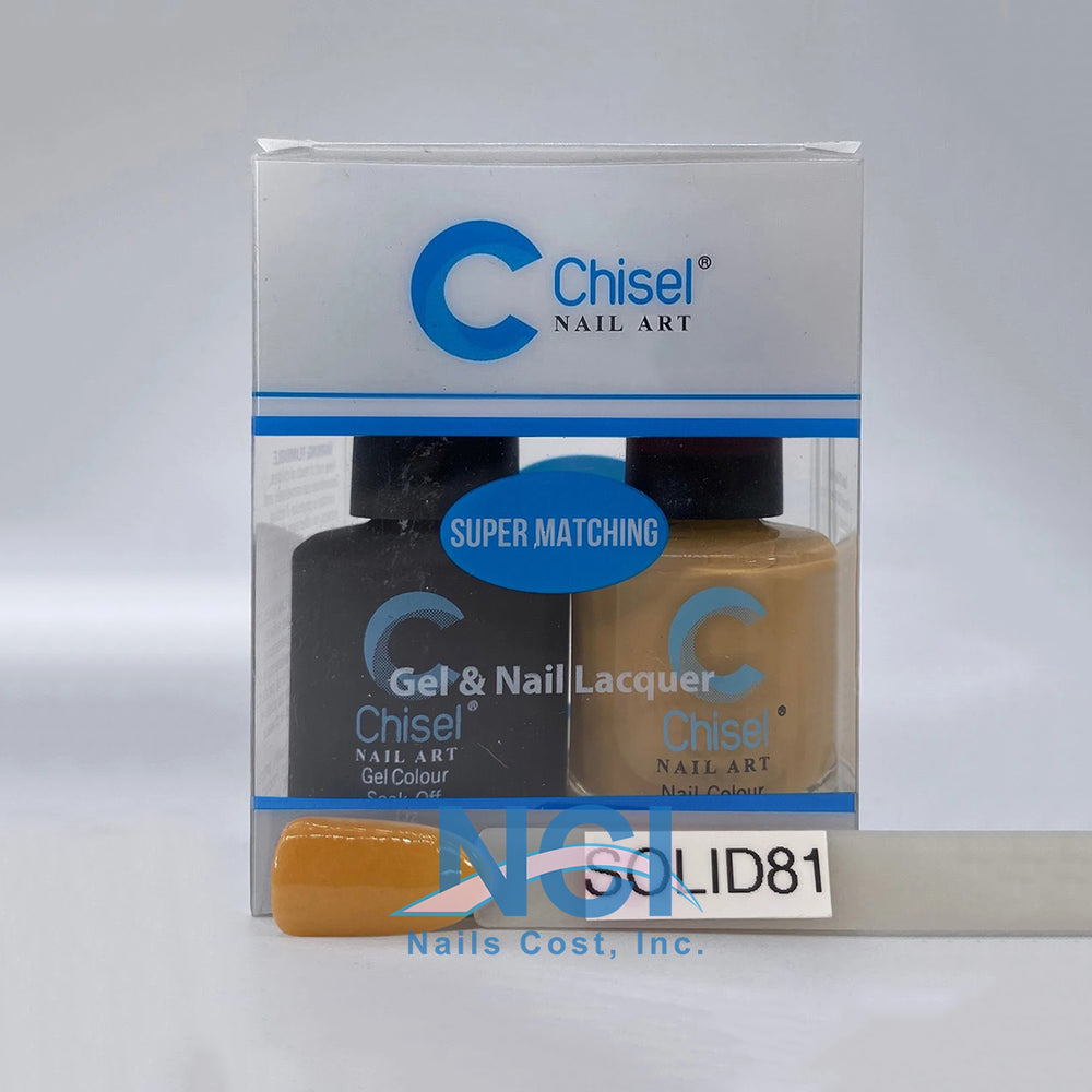 Chisel Nail Lacquer And Gel Polish, Solid Collection, SOLID081, 0.5oz OK0605LK