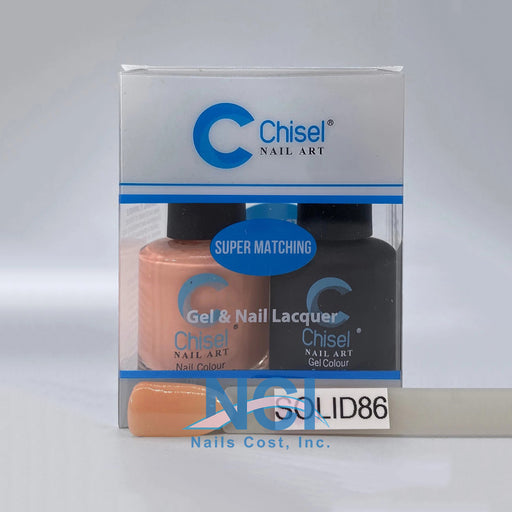Chisel Nail Lacquer And Gel Polish, Solid Collection, SOLID086, 0.5oz OK0605LK