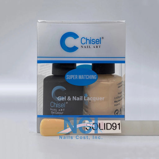Chisel Nail Lacquer And Gel Polish, Solid Collection, SOLID091, 0.5oz OK0605LK