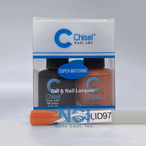 Chisel Nail Lacquer And Gel Polish, Solid Collection, SOLID097, 0.5oz OK0605LK