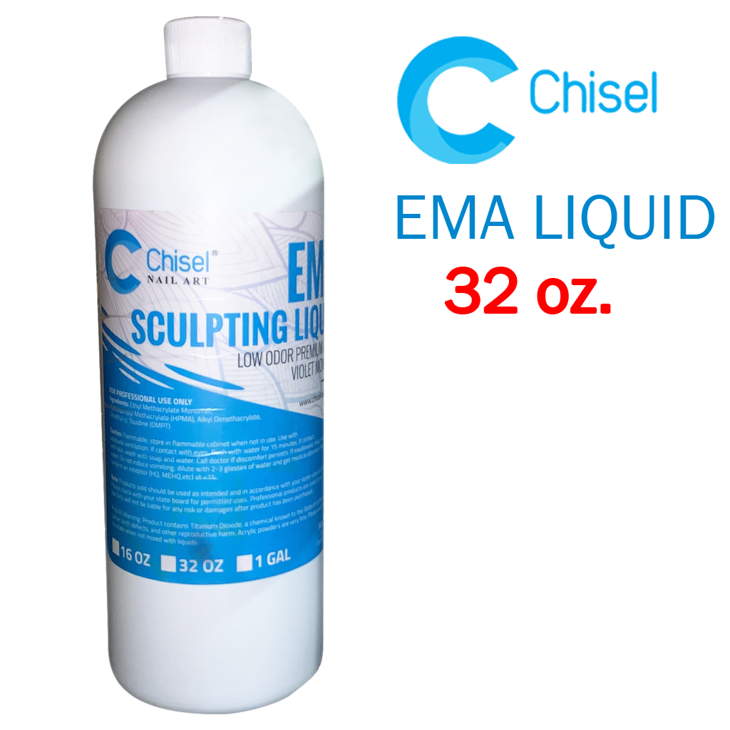 Chisel Sculpting Liquid (EMA - No MMA), 32oz — Nail Deli, Inc.