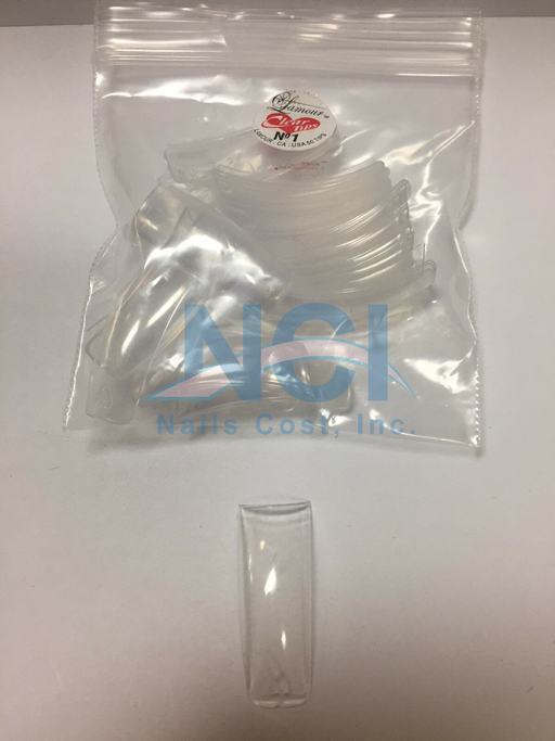 Lamour CLEAR Tips (SMALL BAG) #01, 50 pcs/bags
