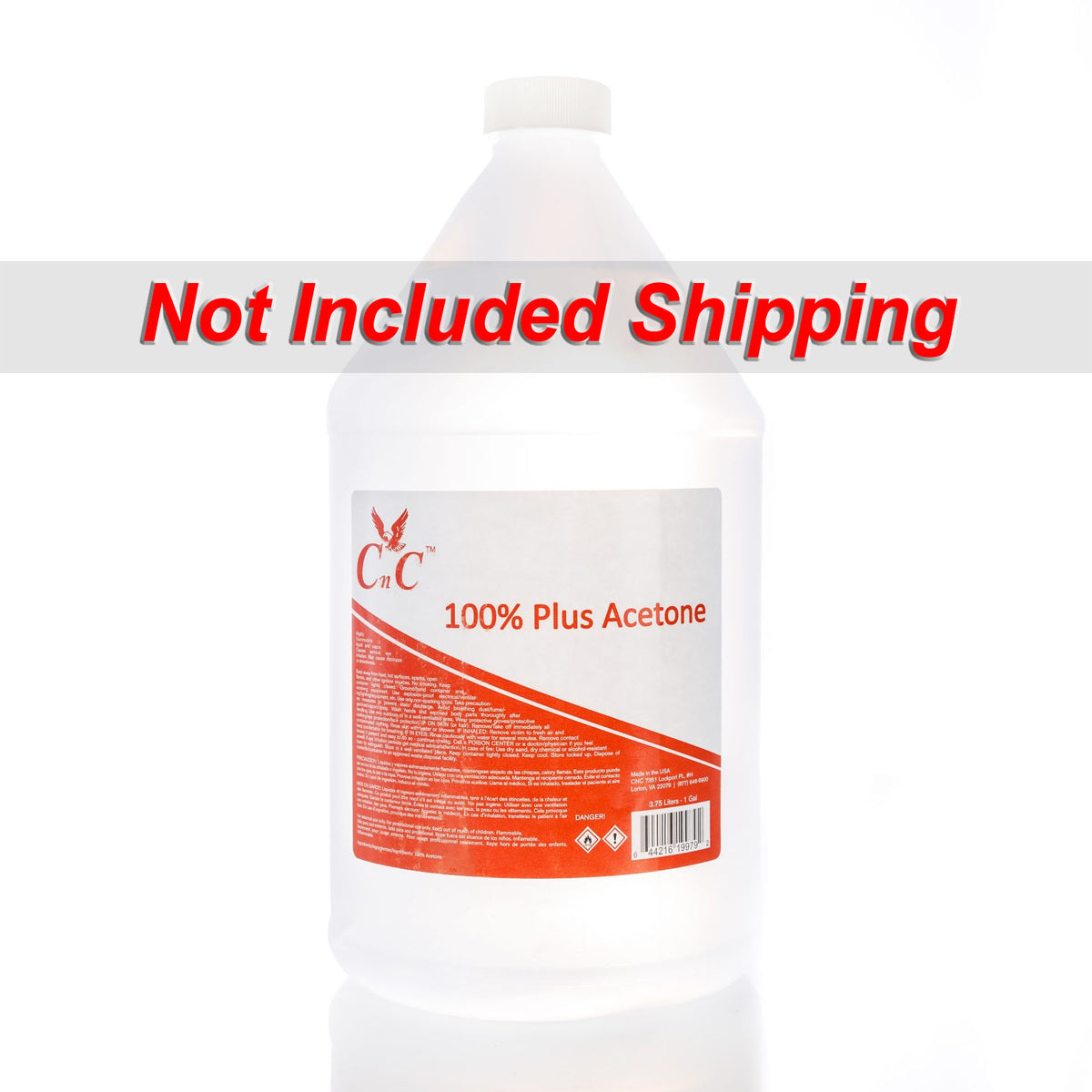 Acetone Packing CnC Acetone 100% Plus, 1Gal (Packing: 4pcs/case) — Nail Deli, Inc.