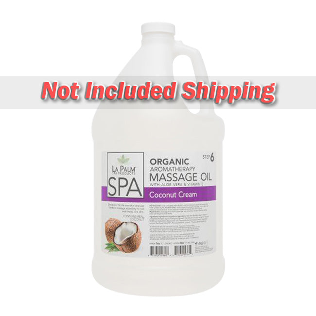 La Palm, Organic Aromatherapy Massage Oil, Coconut Cream, 1Gal  KK