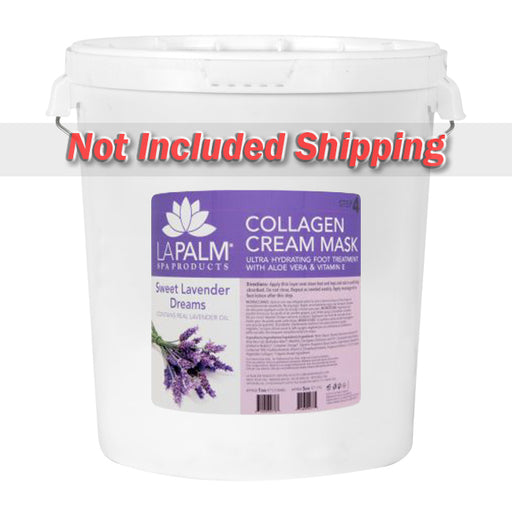 La Palm Collagen Cream Foot Mask, Sweet Lavender Dream, 5Gal KK
