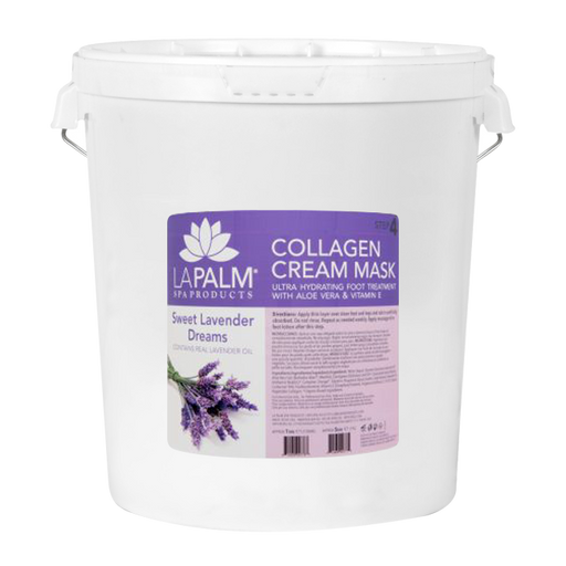 La Palm Collagen Cream Foot Mask, Sweet Lavender Dream, 5Gal KK