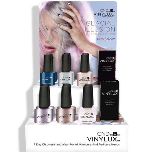 CND Vinylux , Glacial Illusion Collection, Full line of 6 colors (from V257 to V262)