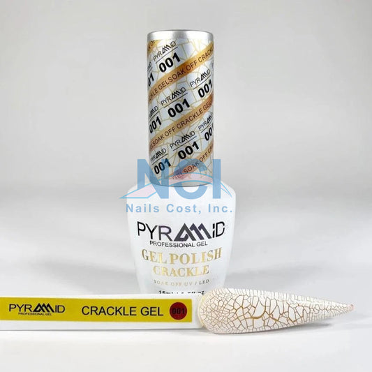 Pyramid Gel Polish, Crackle Collection, 01, 0.5oz OK1021MD