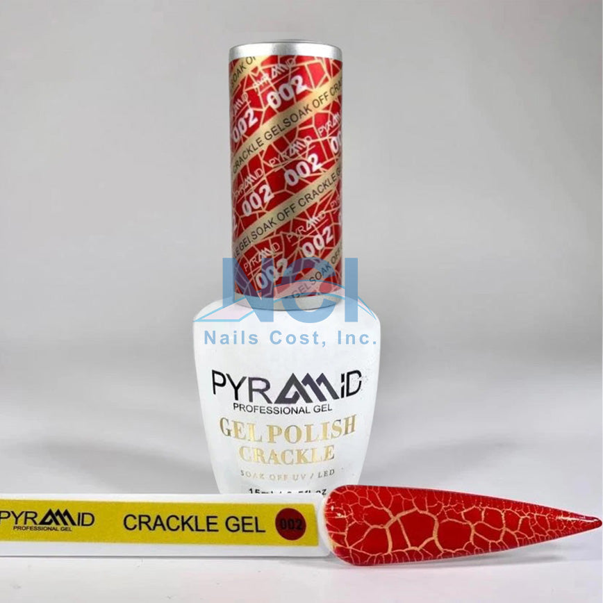 Pyramid Gel Polish, Crackle Collection, 02, 0.5oz OK1021MD