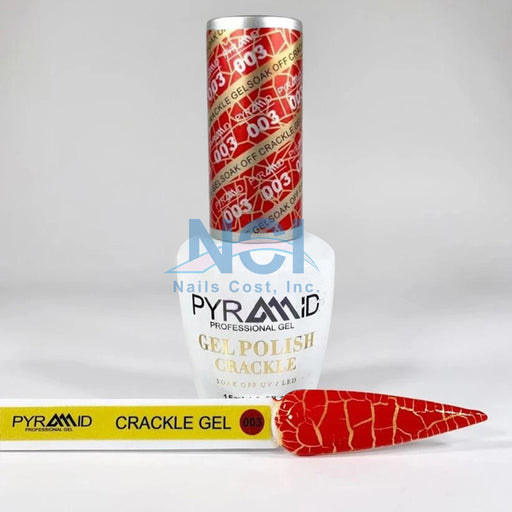 Pyramid Gel Polish, Crackle Collection, 03, 0.5oz OK1021MD
