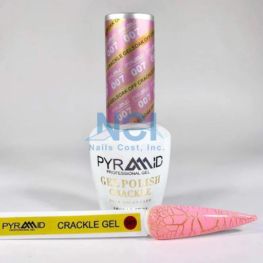 Pyramid Gel Polish, Crackle Collection, 07, 0.5oz OK1021MD