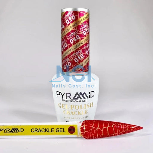 Pyramid Gel Polish, Crackle Collection, 10, 0.5oz OK1021MD