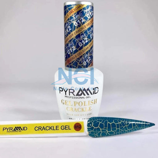 Pyramid Gel Polish, Crackle Collection, 12, 0.5oz OK1021MD