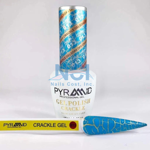 Pyramid Gel Polish, Crackle Collection, 13, 0.5oz OK1021MD