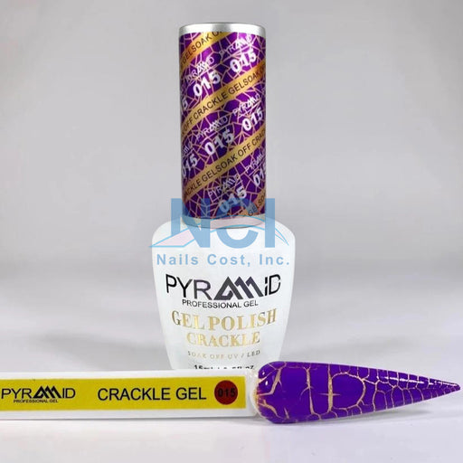 Pyramid Gel Polish, Crackle Collection, 15, 0.5oz OK1021MD