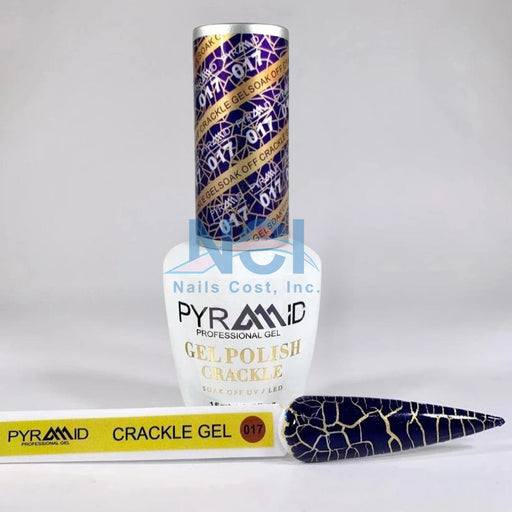 Pyramid Gel Polish, Crackle Collection, 17, 0.5oz OK1021MD