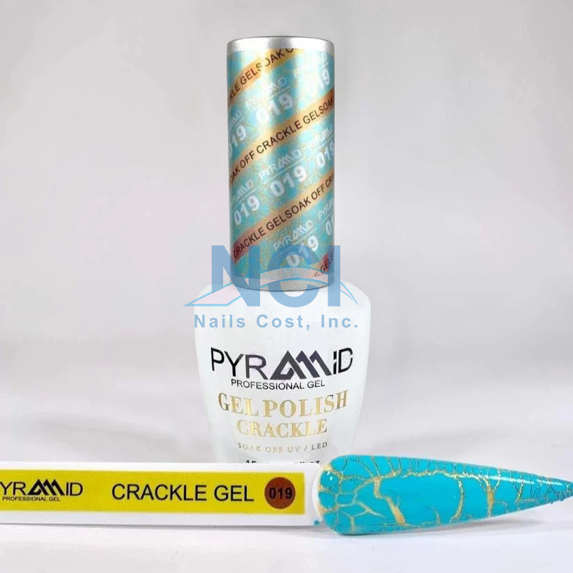 Pyramid Gel Polish, Crackle Collection, 19, 0.5oz OK1021MD