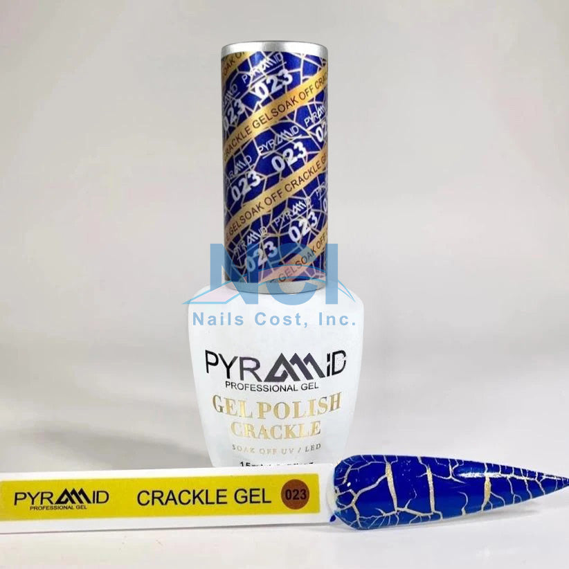 Pyramid Gel Polish, Crackle Collection, 23, 0.5oz OK1021MD