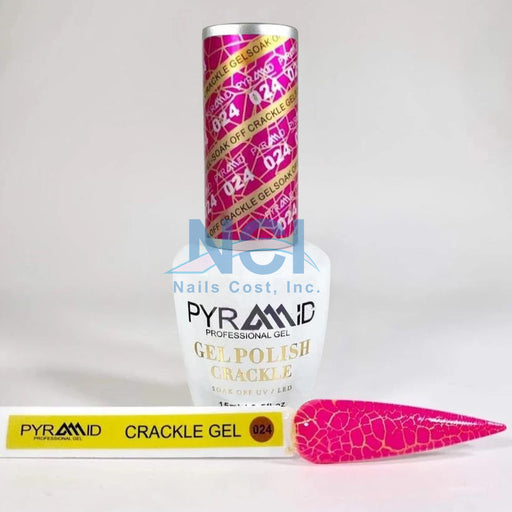 Pyramid Gel Polish, Crackle Collection, 24, 0.5oz OK1021MD