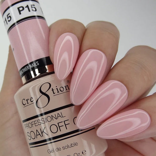 Cre8tion Gel Polish, French Collection, P15, 0.5oz