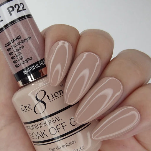 Cre8tion Gel Polish, French Collection, P22, 0.5oz