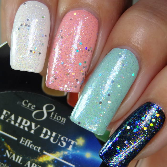 Cre8tion Nail Art Effect - FAIRY DUST (9 Colors) 000