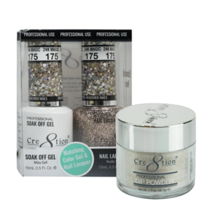Cre8tion 3in1 Dipping Powder + Gel Polish + Nail Lacquer, 175, 24k Magic, 3104-0775 OK0117VD