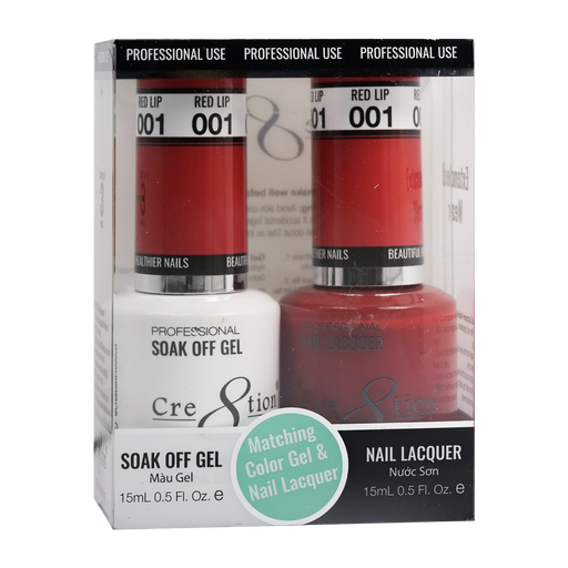 Cre8tion Gel Polish And Nail Lacquer, 001, 0.5oz, 0916-0842