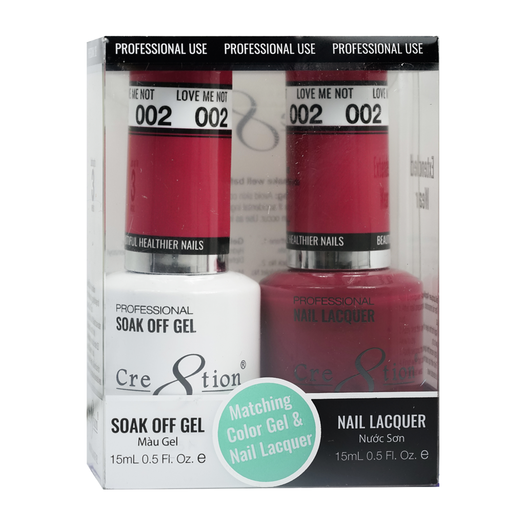 Cre8tion Gel Polish And Nail Lacquer, 002, 0.5oz, 0916-0843