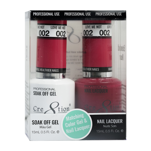 Cre8tion Gel Polish And Nail Lacquer, 002, 0.5oz, 0916-0843