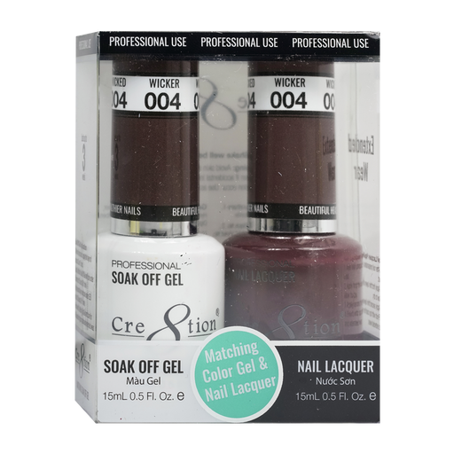 Cre8tion Gel Polish And Nail Lacquer, 004, 0.5oz, 0916-0845