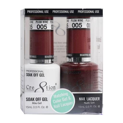 Cre8tion Gel Polish And Nail Lacquer, 005, 0.5oz, 0916-0846