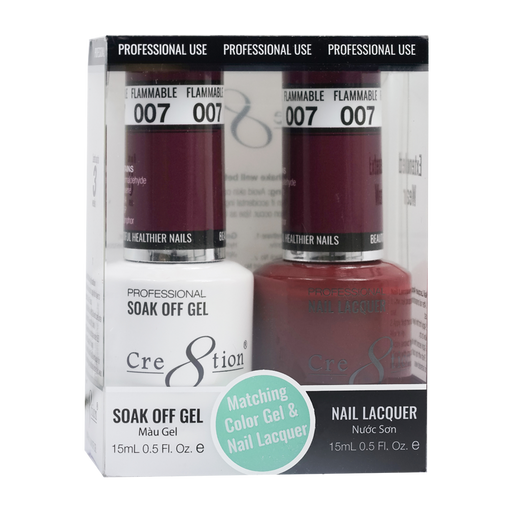 Cre8tion Gel Polish And Nail Lacquer, 007, 0.5oz, 0916-0848